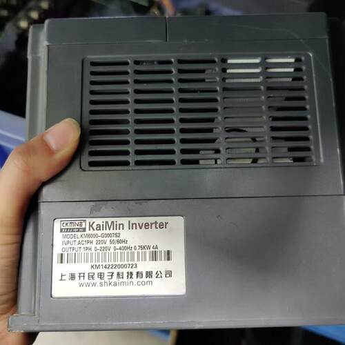 议价KM6000-G0007S2 开民变频器 单相220V 0.75KW调速装置维修