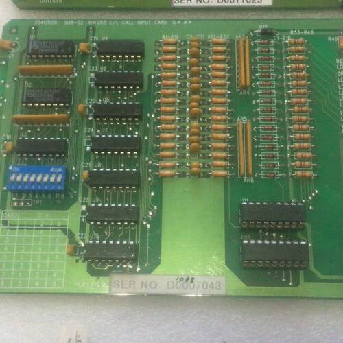 议价204C1108 SUB-02 DA 083 E/L呼叫输入工控电路板维修