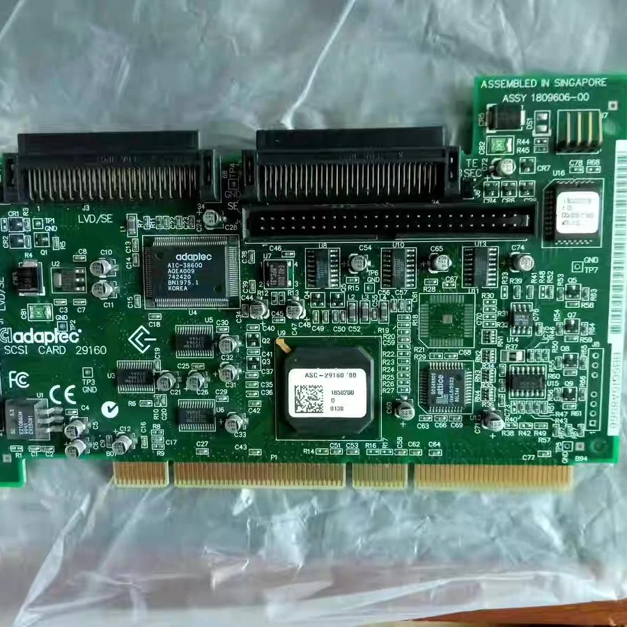 议价1809606-00 Adaptec SCSI卡 64M PCI工控扩展卡维修图片