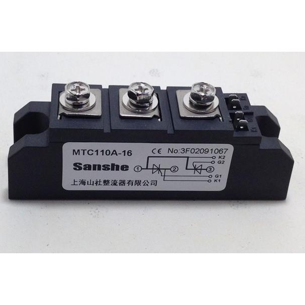 MTC110-16 MTC110A1600V晶闸管 软启动可控硅模块MTX110-12-14-16