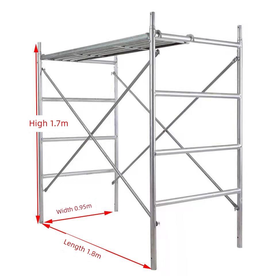 加厚四杆脚手架、床形脚手架、龙门脚手架成套施工现场移动梯架