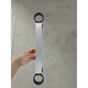 铝合金竹节伸缩梯人字伸缩配件人字梯铝合金踏板带黑圈总成一套