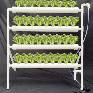 水培种菜机室内自动水耕蔬菜多层花架 家庭阳台无土栽培设备管道式