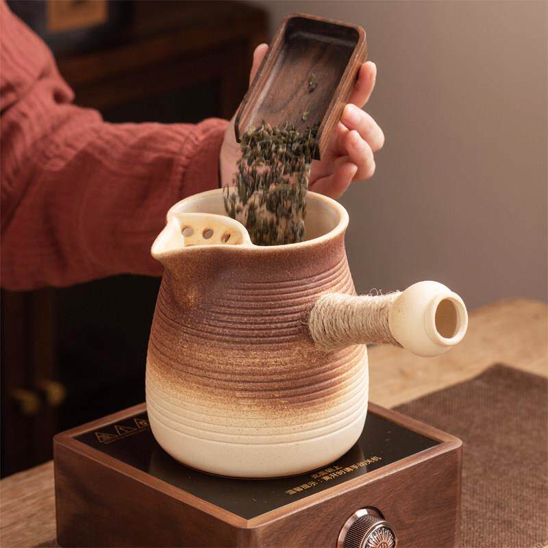 烤奶电炉可干烧罐罐煮茶壶器陶罐煮奶茶炒茶罐陶炭炉围炉煮茶套装