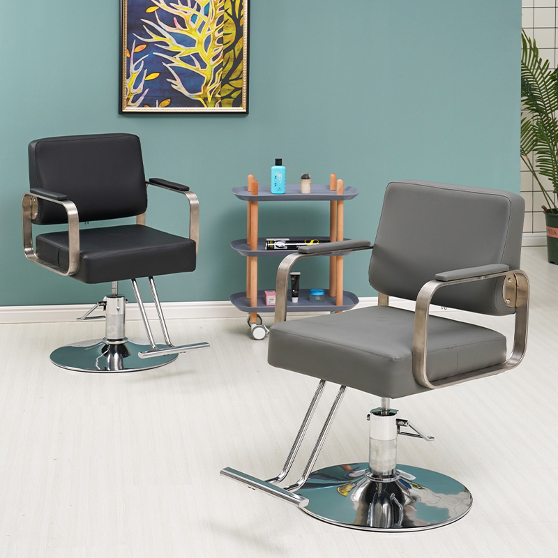美发椅子发廊专用升n降旋转不锈钢理发椅网红剪发椅美发店专用座