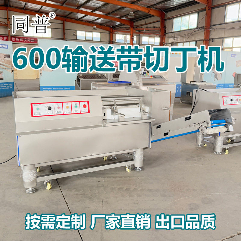 全自动切丁机 冷冻鸡肉块加工设备 烧烤专用设备 切肉机厂家
