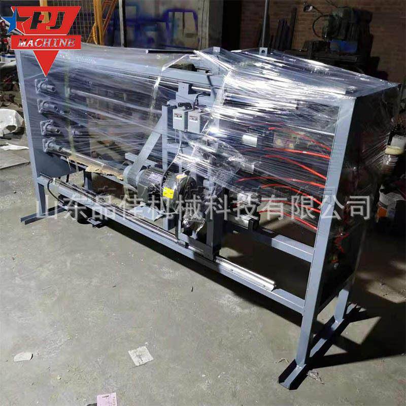全自动十字锄把机 卧式木柄木棒砂光机 落地式椭圆形木料镐把设备图片
