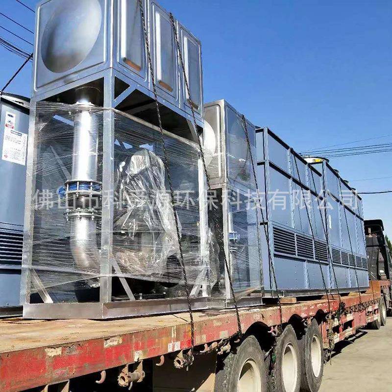 闭式冷却塔厂家80T闭式冷却塔清远工地湘乡闭式冷却塔补以及水箱