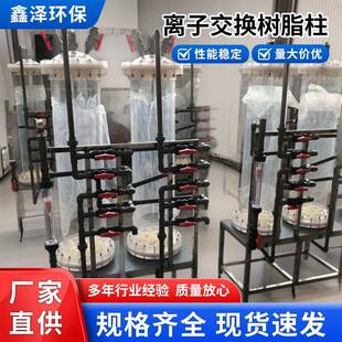 离子交换树脂柱全自动交换器透明有机玻璃亚克力设备