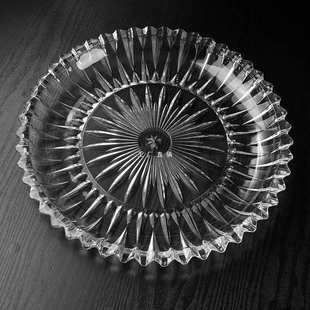 批发ktv酒店供盘水果盘时尚欧式大号水晶玻璃放切好的展示果