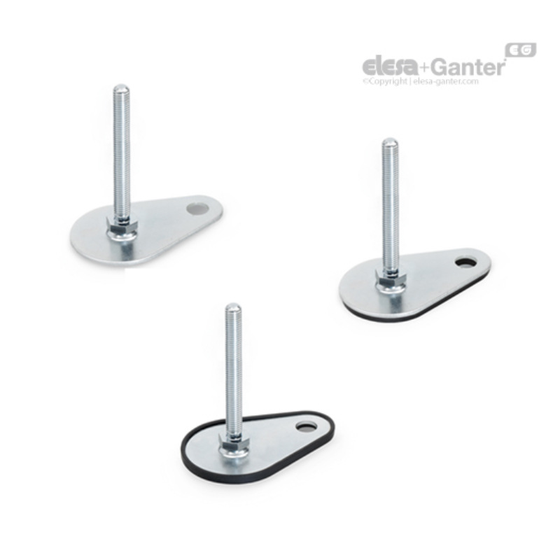 Elesa Ganter伊莉莎冈特 GN 42 水平支脚 镀锌钢（3）