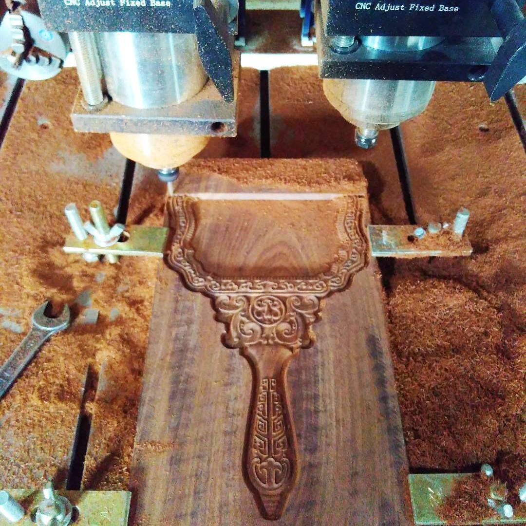 6090木工雕刻机 塑料PVC 铝板 打孔 开槽数控雕刻机