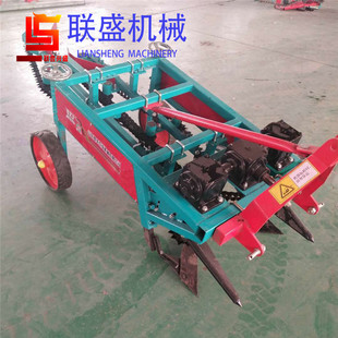 单垄双行链条花生收获机 不伤果不带土花生收获机 四轮收花生机械