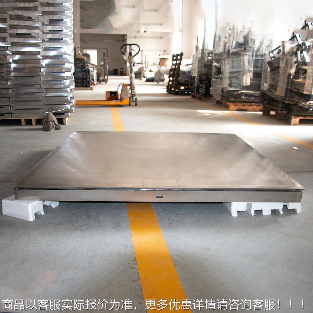 防304加厚不锈钢高精度品磅2t化工食地地上衡SCS304系水耐用大型