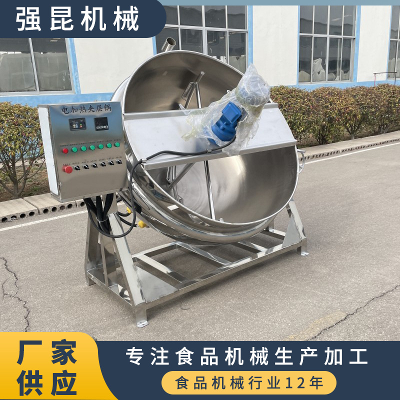 蜜饯阿胶糕熬制锅 枇杷膏梨膏果酱熬制设备 豆沙枣泥馅料炒料机