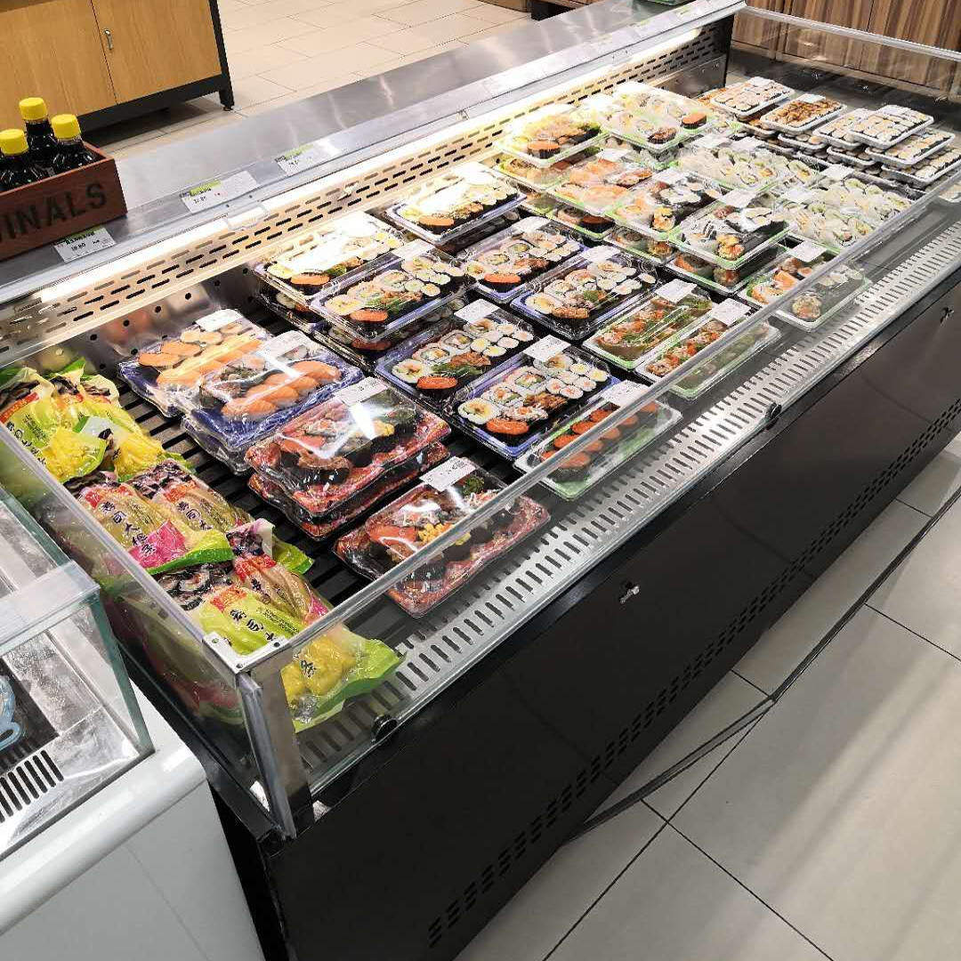 寿司柜冷鲜肉展示柜商用超市生肉冷藏保鲜柜鲜肉柜蛋糕展示柜风冷