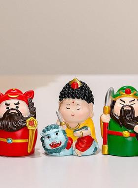 钟馗防小人物件十二生肖守护神仙本命年办公工位桌面玄学好运摆件