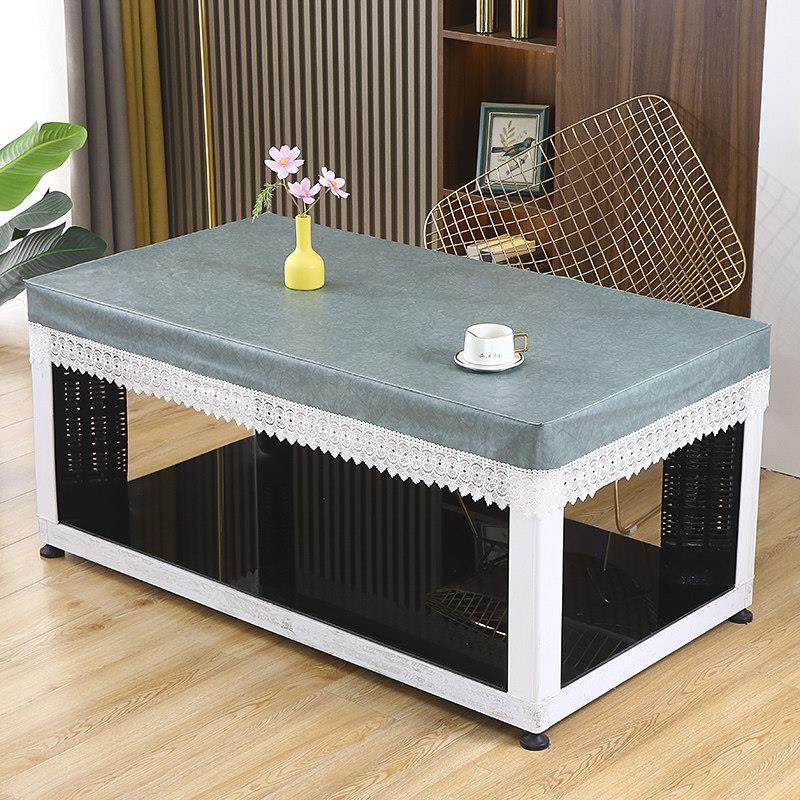 PU皮烤火罩长方形电炉罩防尘茶几桌布防水电炉罩取暖器烤火架罩套,居家布艺,微波炉罩,淘宝优惠券,粉丝福利购,淘宝优惠卷