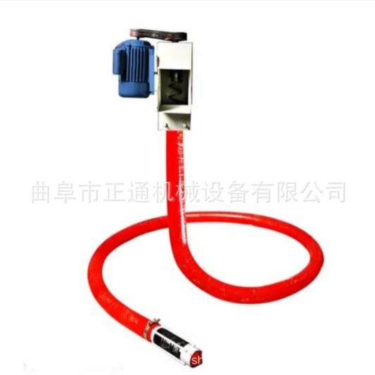 跨境 电动吸粮机 移动式120型号5寸管径吸粮机 软管螺旋吸料机