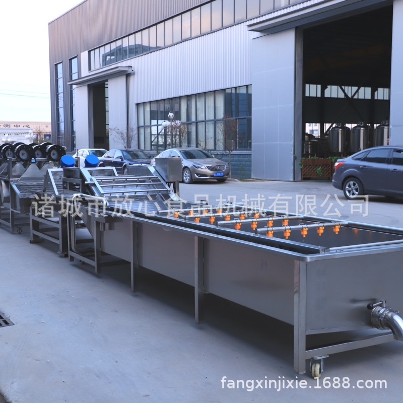 果蔬气泡清洗机 不锈钢气泡清洗机 喷淋式蔬菜清洗机全自动洗菜机