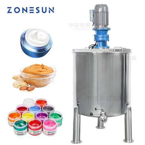 ZONESUN 304不锈钢搅拌罐 立式搅拌桶 颜料乳胶漆混合乳化搅拌罐