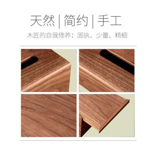 实木餐纸巾盒客厅卧室家用抽纸盒北欧简约轻奢风手纸盒茶几收纳盒