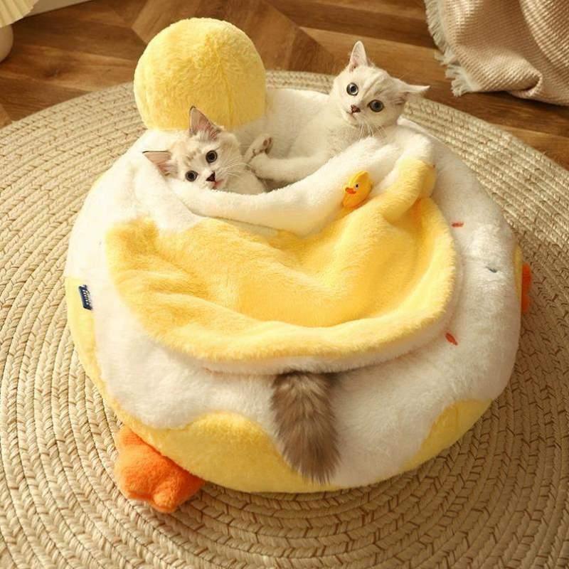 小型猫咪四季夏天通用的沙发夏季猫睡觉狗窝窝垫子宠物用品猫床犬