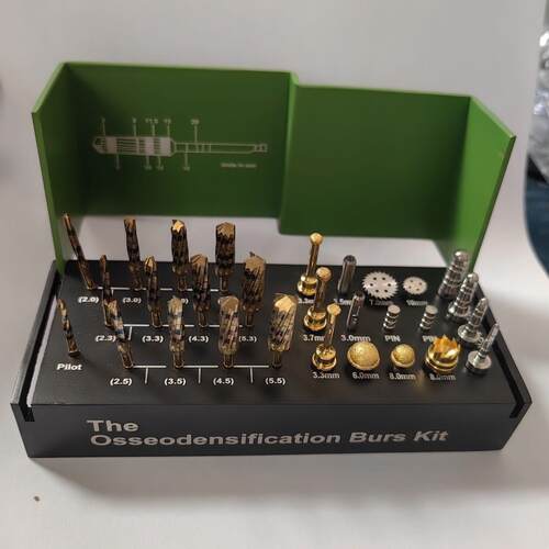 进口骨致密化钻头套装上颚窦提升工具套装骨挤压工具套装