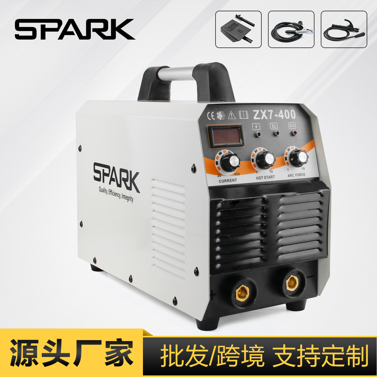 SPARK电焊机ZX7-400全自动便携式工业型全铜直流电焊机焊机大功率