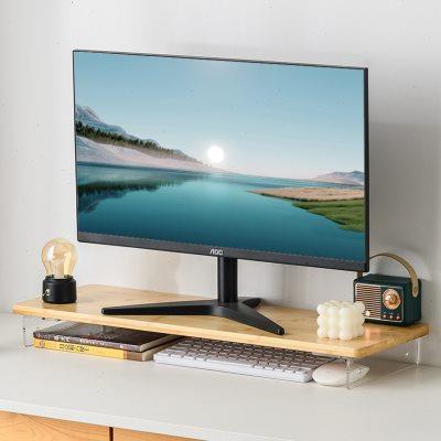 电脑显示器增高架办公工位桌面键盘收纳置物架笔记本抬高支架底座