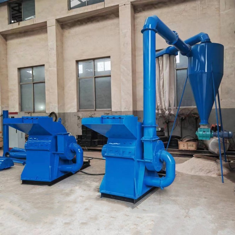 移动式双料口边角料粉碎机 原木树枝削片机 多功能杂木破碎机