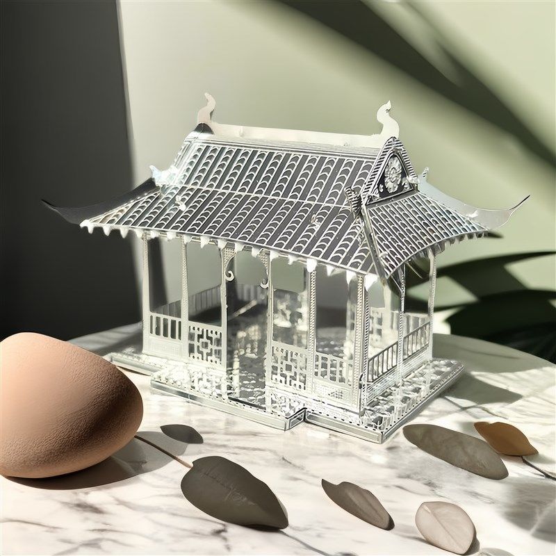 醉翁亭 3D立体金属拼图DIY手工制作益智拼装模型成人玩具摆件礼物,玩具/童车/益智/积木/模型,木质积木,淘宝优惠券,粉丝福利购,淘宝优惠卷