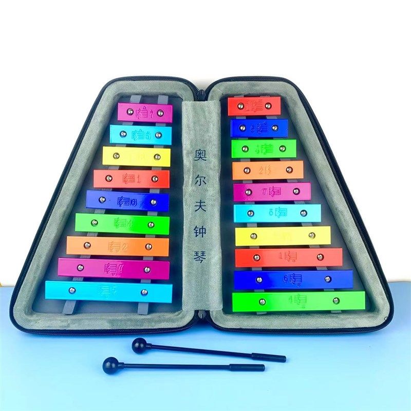 16音小钟琴 19音彩色铝板琴 奥尔夫儿童打击乐器 手敲琴,玩具/童车/益智/积木/模型,打击乐器,淘宝优惠券,粉丝福利购,淘宝优惠卷