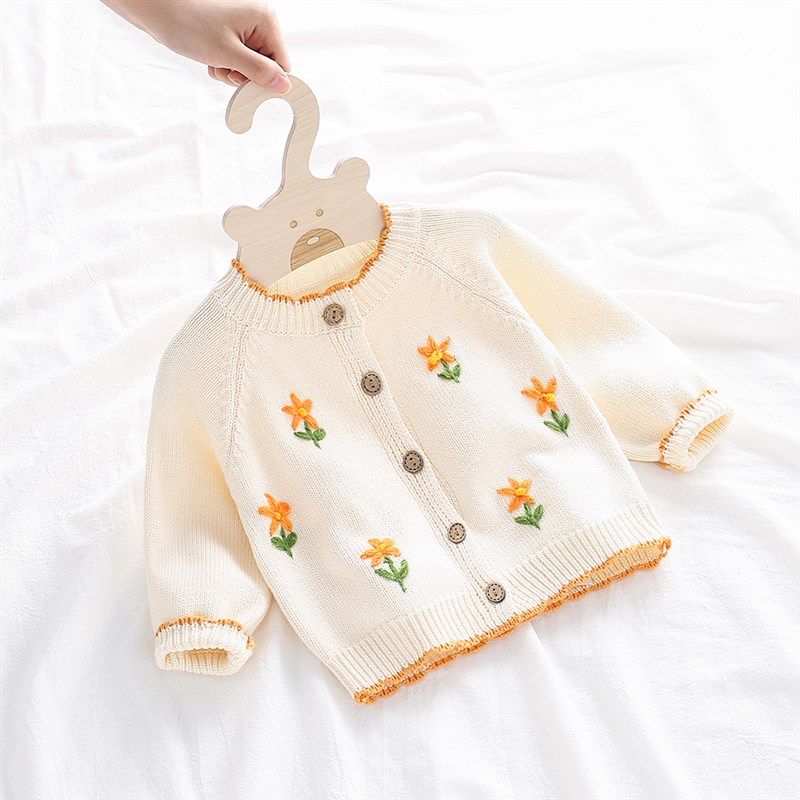 女童针织开衫婴儿外套新生儿纯棉1-3岁儿童毛衣春秋季6个月女宝宝,童装/婴儿装/亲子装,毛衣/针织衫,淘宝优惠券,粉丝福利购,淘宝优惠卷
