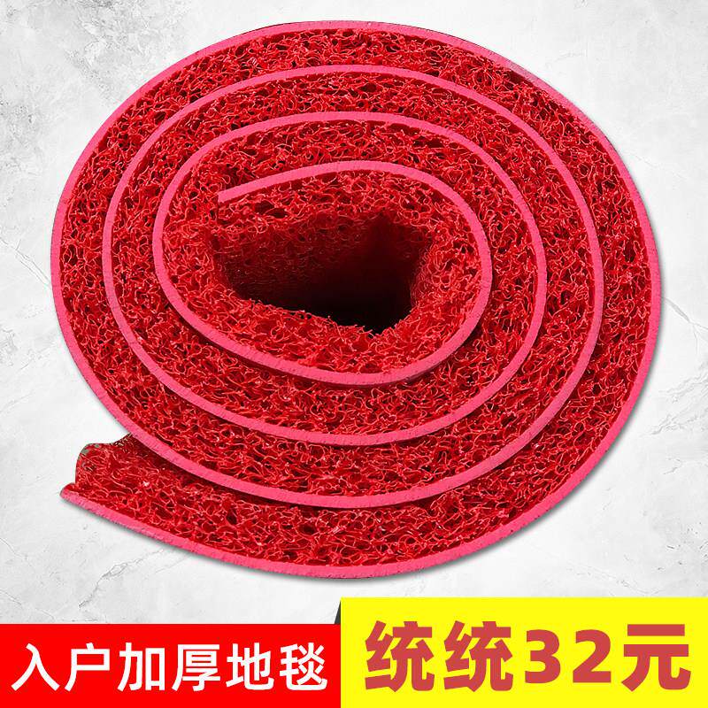门口地垫 防水地毯门垫进门 塑料丝圈可裁剪防滑厨房脚垫入门垫子