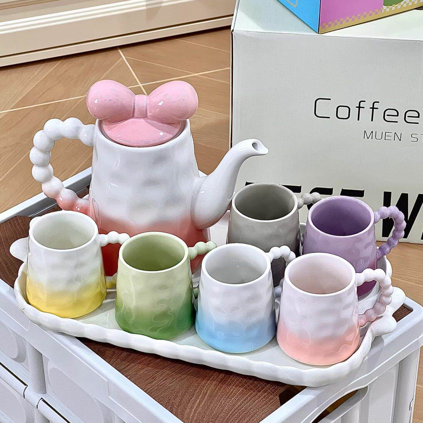 2026新款茶具套组泡茶家用待客水杯乔迁新居陶瓷茶杯茶具杯子礼盒