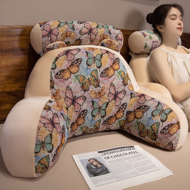 床头靠背软c包大靠垫床上看书护腰靠垫靠枕抱枕可拆洗宿舍学生枕