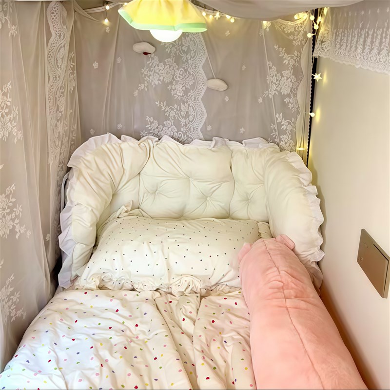 宿舍学生床头靠枕床上o玩手机软包靠垫寝室上下铺单人床大靠背枕