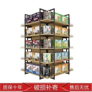 包柱货架商店超市承重柱四周装饰展示架四面围柱组合陈列架货柜