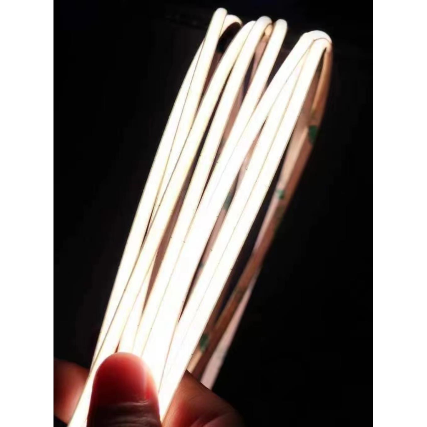 超细5mm沙盘V模型C自OB低压LED软灯带12粘5V橱柜电视背景墙层板灯