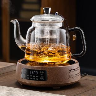 耐高温加厚蒸煮一体煮茶器泡茶壶家用小型电陶炉茶具套装 2024新款