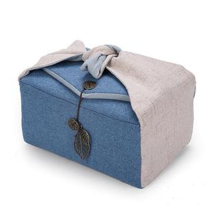 一壶四杯茶具旅行便携收纳包中式复古风棉麻袋子收纳袋户外旅游