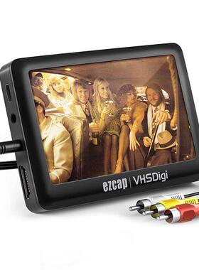 老式录音带录影机摄像机CVBS模拟VHS影片采集卡AV影片录制盒带屏