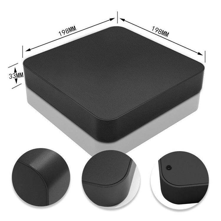 铝型材机箱外壳mini电脑铝合金壳体加工软路由工控机车载散热铝壳