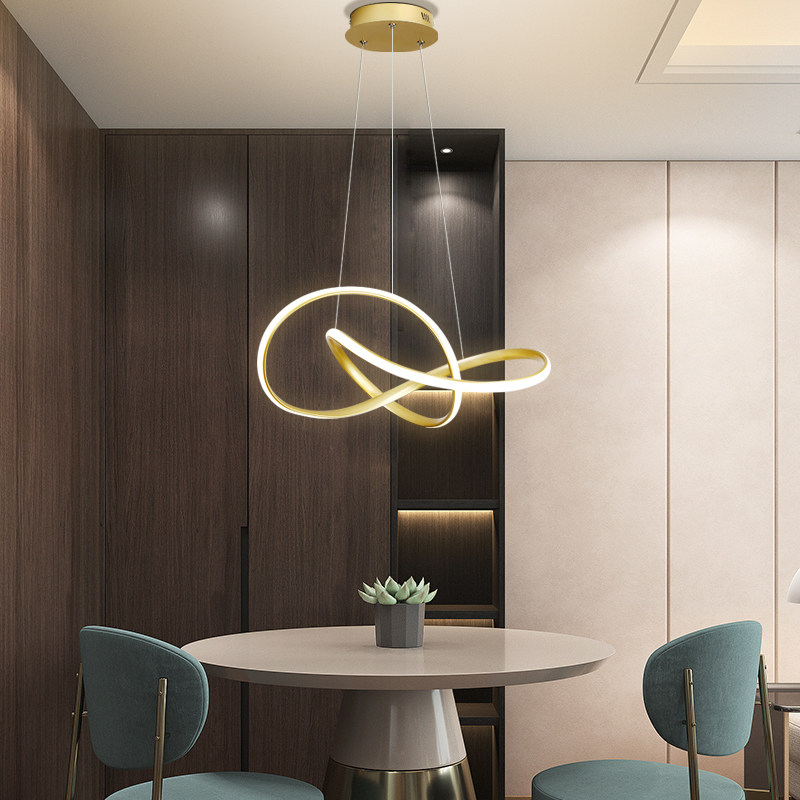 现代简约led餐厅吊灯客s厅灯餐桌吊灯创意饭厅吊灯极简卧室书房灯