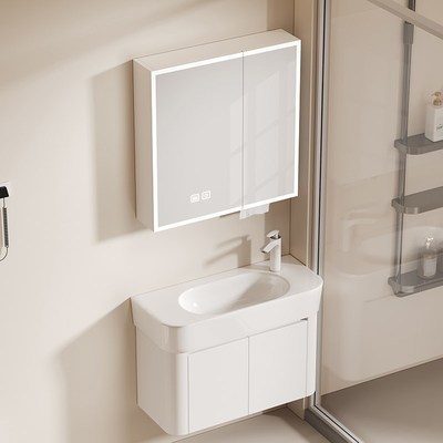 蜂窝铝浴室柜28cm30宽卫生间超窄长洗脸盆60洗漱台80长70洗手盆柜