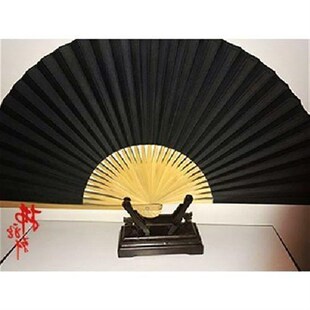 手工扇荣昌折扇810寸平夹黑白色自创扇全手工送礼佳品Z扇子中国