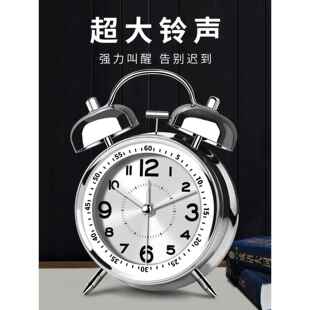 !闹钟学生用超大声音男女孩专用起床神器2022新款儿童Z小闹铃充电
