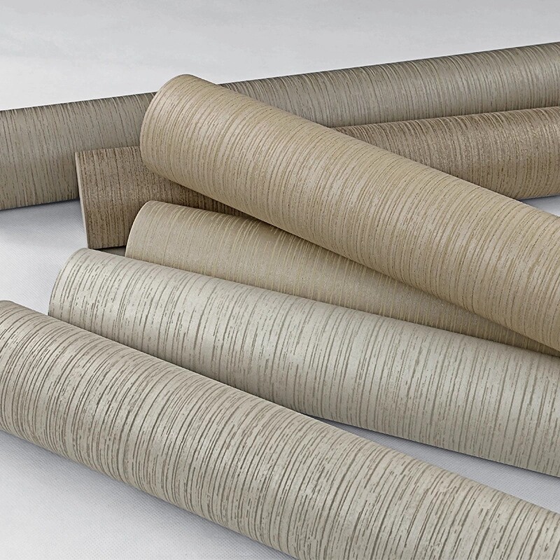 细条纹壁纸竖纹现代简约纯色素色无纺布壁纸卧R室满铺客厅背景墙