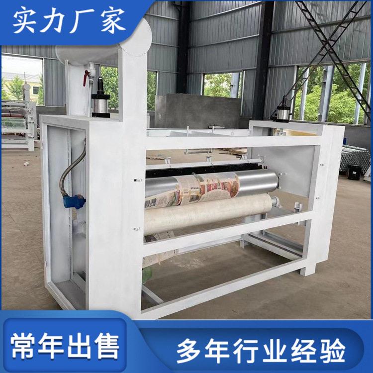 PUR网纹辊刮刀型刮胶机 PUR数控小型涂胶机 多组辊压木皮上胶机